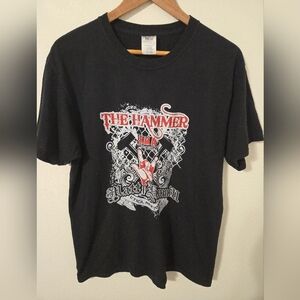 MMA Signatures Matt The Hammer Hamill Black T Shirt Mens Large UFC y2k